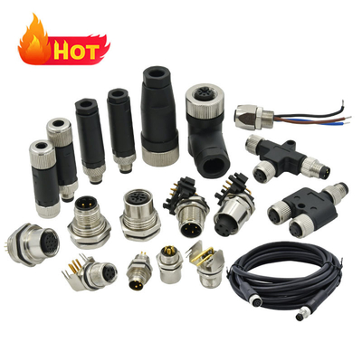 Draht-Verbindungsstück M5 M8 M12 M16 M23 wasserdichtes 2 - 17 Platten-Berg Pin IP68
