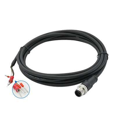 Ein Kodierungs5 Pin Male Straight Waterproof Outdoor Verbindungsstück formte Sensor-Verbindungsstück des Kabel-M12
