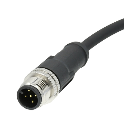 Ein Kodierungs5 Pin Male Straight Waterproof Outdoor Verbindungsstück formte Sensor-Verbindungsstück des Kabel-M12