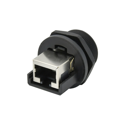 Berg-Jacks 8P8C CuZn PA66 wasserdichtes Platten-Rj45 wasserdichtes Verbindungsstück Rj45