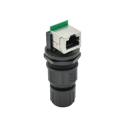 Des Schrauben-Verschluss-Rj45 wasserdichtes Ethernet-Verbindungsstück Platten-Berg-wasserdichtes des Verbindungsstück-8P8C