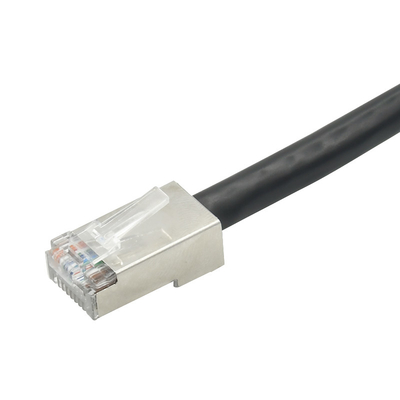 Netz 8 Pin Waterproof Rj 45 Jack Plastic Straight Male To weibliches Rj45 formte Kabel