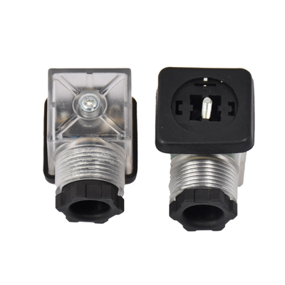 2PE 3PE Verbindungsstück Magnetventil-Stecker-Basis Wirable-Prüfer-LED für industrielle Ausrüstung