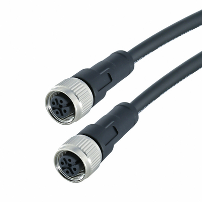 Elektrischer wasserdichter Code 3 des Rundsteckverbinder-A 4 5 Sensor-Verbindungsstück geformtes Kabel der Stiftm12