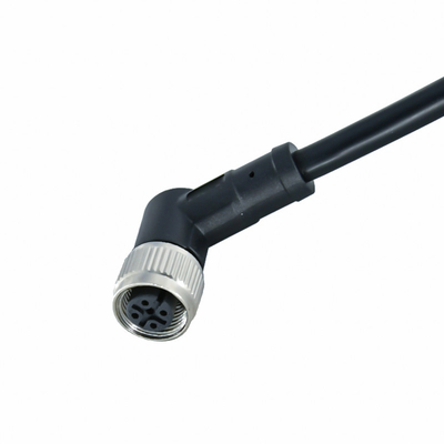 Ourdoor M12 Stiftwasserdichter PUR PVCs AWG22-26 des Kabel-Verbindungsstück-A des Code-5 Sensor-Draht