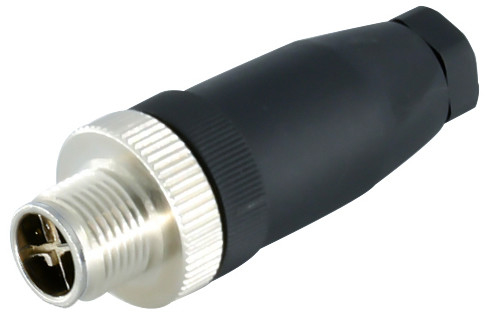 X-Code 4 8 Pin-M12 wasserdichte Verbindungsstück-männlich-weibliche gerade/gestoßene IP67 IP68
