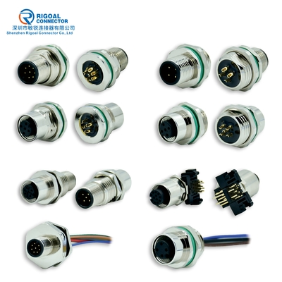 CER IP68 M5 M8 M12 wasserdichte geformter Platten-Berg Verbindungsstück-3p 4p 5p 8p 12p Versammlung