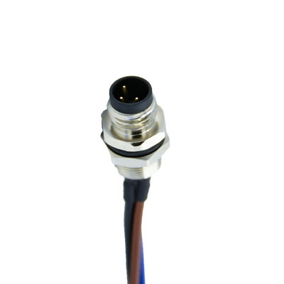 Wasserdichtes Verbindungsstück IP67 5A M8 2 - 19 Phosphor-Bronzen-Verbindungsstück-Anschluss der Stift24-20awg
