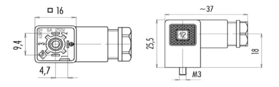 24V Spannung Edelstahl-Solenoidventilkopplung Schwerlast