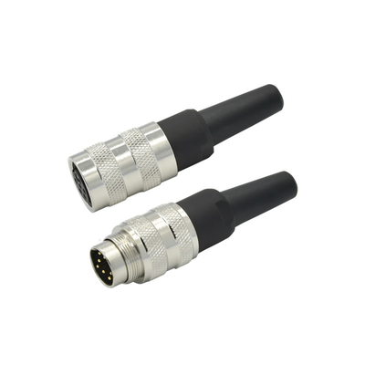 IP67 M16 wasserdichtes Steckverbinder mit PBT-Isolatormaterial und Kontaktplatte Au Gold/Gold