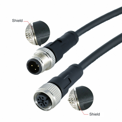 Wasserdichte Verbindung mit 4 Pins, gerade Kabel für langlebige Leistung