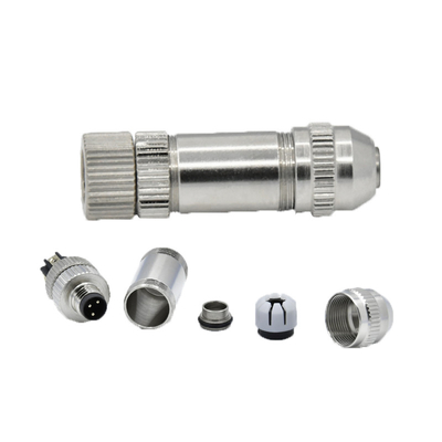 Schwarzes M8-Sensorkabel für Leistungsspannung 60V für 3/4 Pin