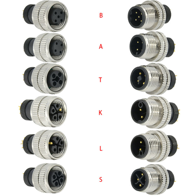 Rigoal M12 A Code Stecker Buchse 3-17 Pin Wasserdichter Luftfahrtsteckverbinder