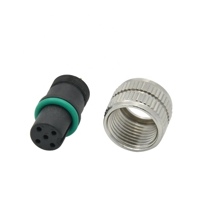 M12 Kreislaufanschluss IP68 Wasserdicht 3-17 Pin Männlich Weiblich