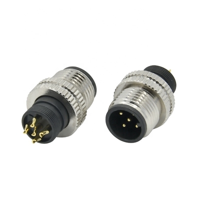 M12 Kreislaufanschluss IP68 Wasserdicht 3-17 Pin Männlich Weiblich