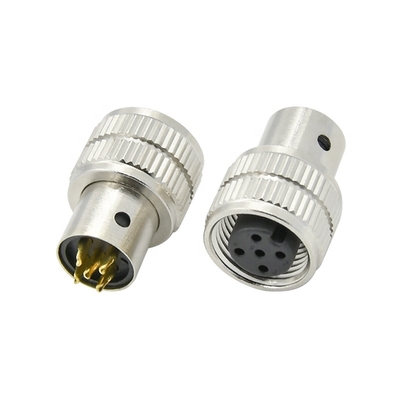 M12 Kreislaufanschluss IP68 Wasserdicht 3-17 Pin Männlich Weiblich