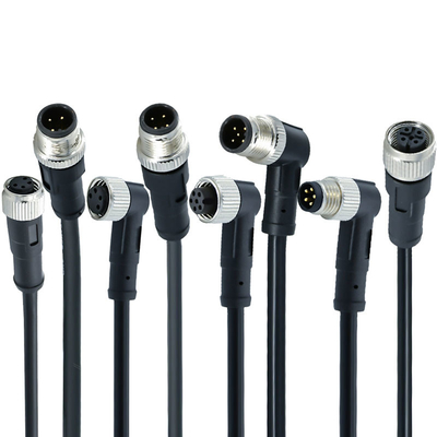 M12 Stecker, wasserdicht, M8 Stecker, IP67 IP68, Messingkontakte