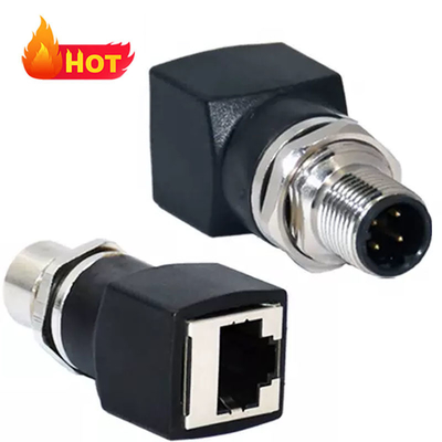 M12 X-codierter RJ45-Steckverbinder, Buchse, IP67 IP68 wasserdicht