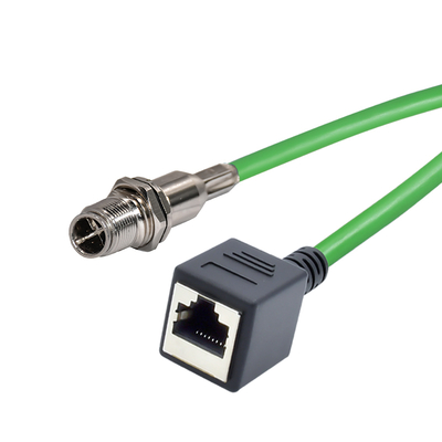 M12 auf RJ45 B D X Code IP67 Ethernet-Steckverbinder für industrielle Anwendungen