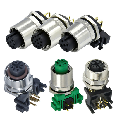 M12 wasserdichtes Steckverbinder 3-17 Pin Männlich weiblich IP67 IP68 DIN