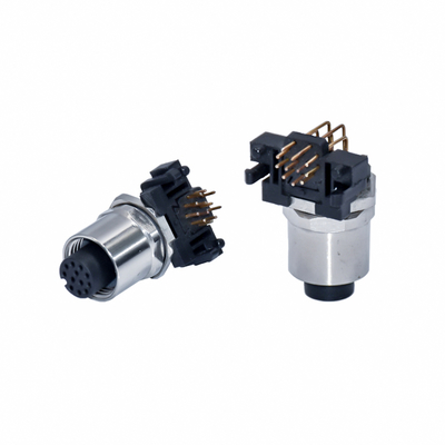 M12 wasserdichtes Steckverbinder 3-17 Pin Männlich weiblich IP67 IP68 DIN