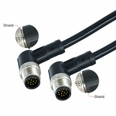 M12 Wasserdichte Verbindung 3-17 Pin IP67 IP68 DIN-Standard