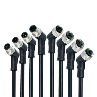 M12 wasserdichtes Steckverbinder IP68 3-17 Pin Männlich weiblich Schraubentyp DIN