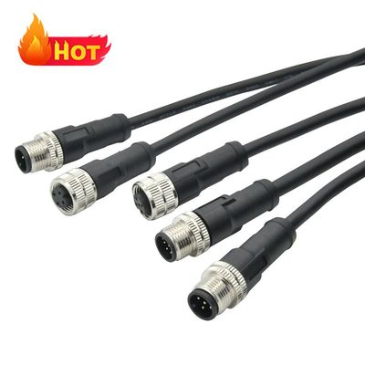 M12 Wasserdichter Stecker IP67 IP68 Stecker Buchse 3-24 Pin DIN IEC61076