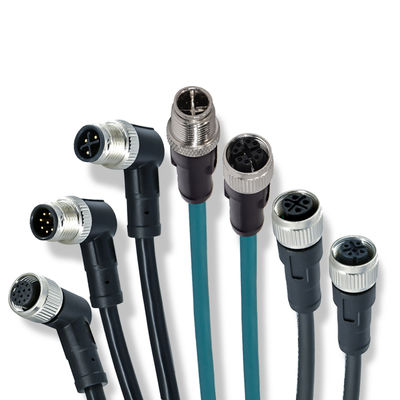 M12 Wasserdichter Stecker IP67 IP68 Stecker Buchse 3-24 Pin DIN IEC61076