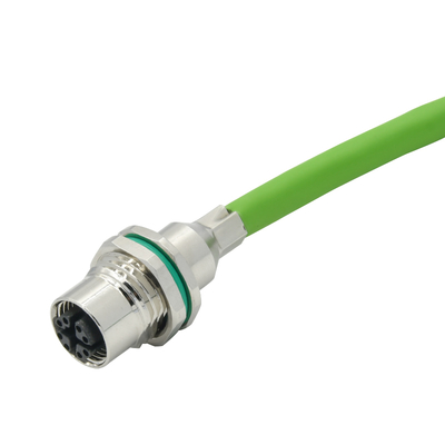 M12 wasserdichtes Steckverbinder männlich weiblich 3-17 Pin IP68 vergoldet