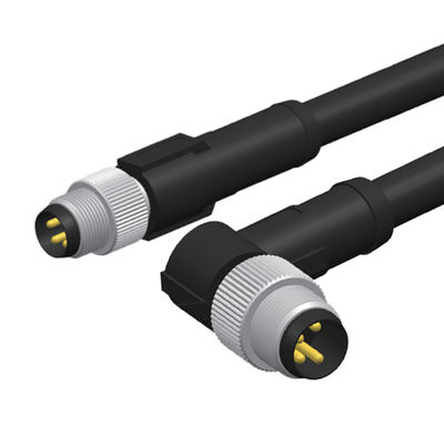 Stainless Steel DIN Standard IEC61076-2-101 M8 Waterproof Circular Connector for Sensor and Automation