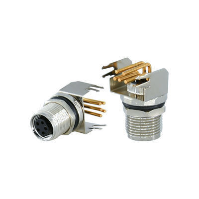 M8 Waterproof Connector 3 4 5 6 8 Pin IP67/IP68 250V Circular Connector for Industrial Applications