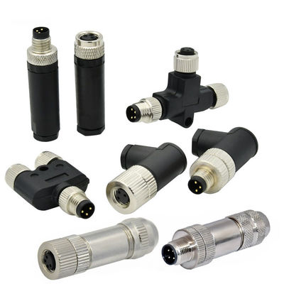 Rigoal M8 B Coding Waterproof Connector with IEC61076-2-101 Standard and Male Female Assembly for Industrial Applications