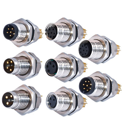 Rigoal M8 Stecker Luftfahrt Wasserdicht IP67/IP68 3-8 Pin 250V Nennspannung Steckerbuchse