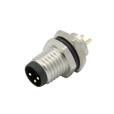 Hochwertiges M8 Männliches und Weibliches Panel Mount Connector für PCB Wasserdicht IP67 IP68
