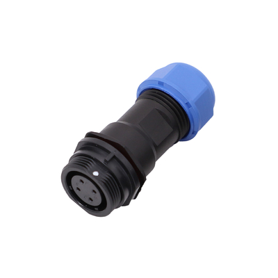 Nylon-66 4 weibliches Kabel 50A 600VAC Pin Waterproof Connectors IP68 SP17