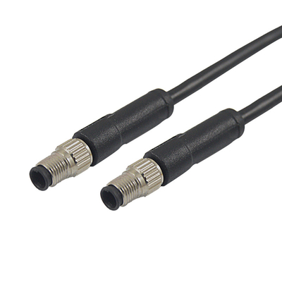 IP67 Automobilsensor-Kabel Pin Male Shielded Molding Connectors M5 des verbindungsstück-3