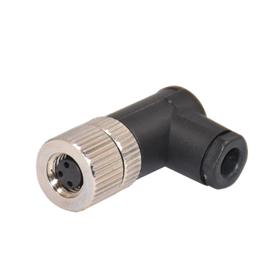 Gerades 3pin M8 wasserdichtes weibliches Sensor-Verbindungsstück der Versammlungs-für Automatisierungs-Maschinen