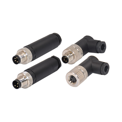 Gerades 3pin M8 wasserdichtes weibliches Sensor-Verbindungsstück der Versammlungs-für Automatisierungs-Maschinen