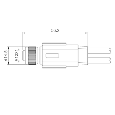 Wasserdichtes des Sensor-IP68 Kabel Pin Plugs M12 Auslöser-des Verbindungsstück-Y des Teiler-5