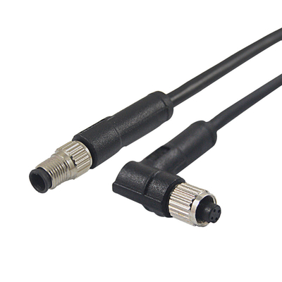 60V M5 90 Grad-Kabel-Verbindungsstück 3 4 Pin Male Female CuZn