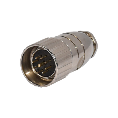 M23 9 Schrauben-Versammlungs-Verbindungsstück CuZn Pin PA66 Metall500 Zyklen