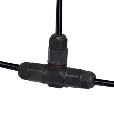 Pa66 Kabel-Verbindungsstück CuZn 3 PVCs LED L20 T wasserdichter Weise 4 Pin
