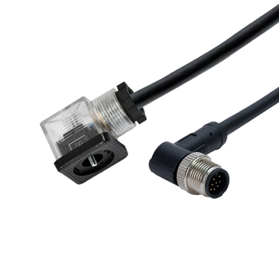 IP65 B-Magnetventil-Verbindungsstück LÄRM ULs M12 43650 TPU GF