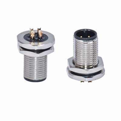 Industrieller M12 3 - 17 Pin A B Code Sensor Lötplatine Schraubgewinde M8 M12 Wandmontagestecker