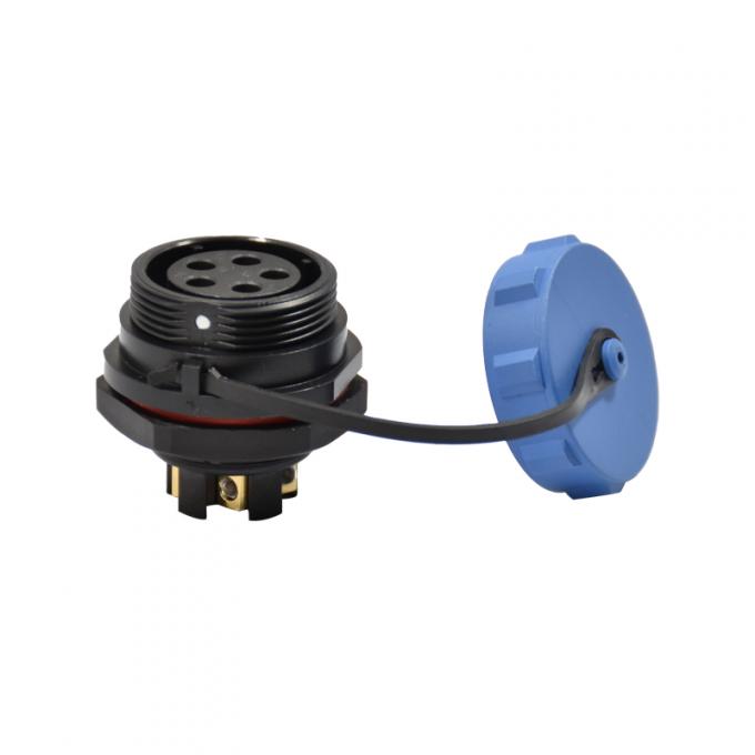 PPSs fügen Kreisplastikverbindungsstücke 5 wasserdichte Falz-Beendigung Pin IP67 ein 2