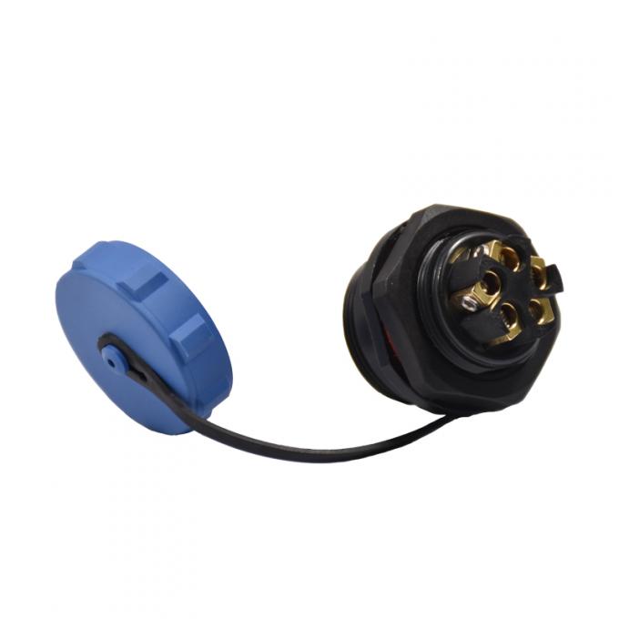 PPSs fügen Kreisplastikverbindungsstücke 5 wasserdichte Falz-Beendigung Pin IP67 ein 1