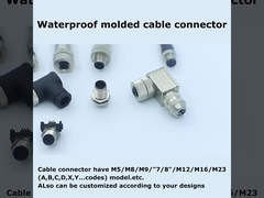 CE IP68 M5 M8 M12 3-polig, 4-polig, 5-polig, 8-polig, 12-polig